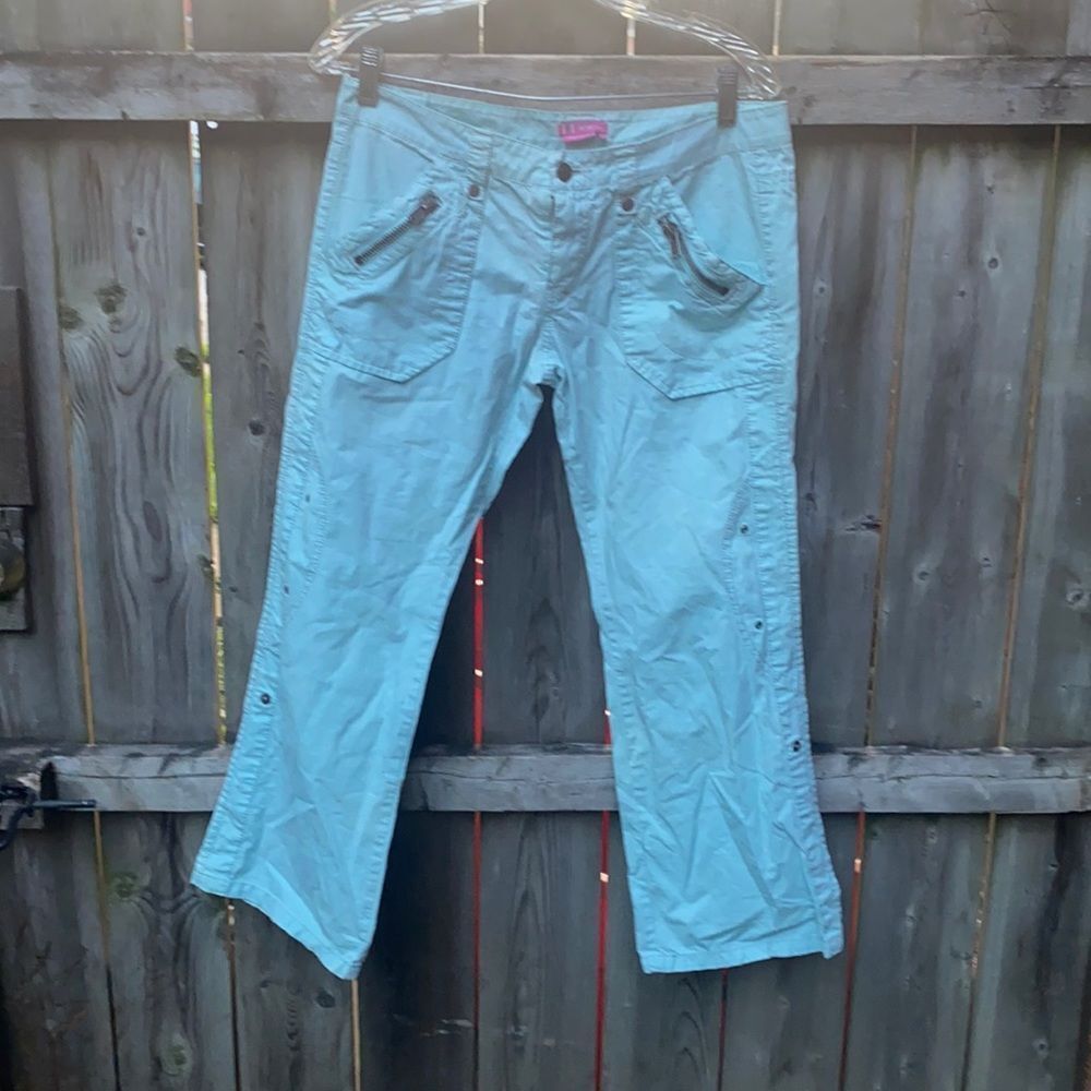 Light teal capris sz. 8